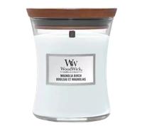 WoodWick Candle Magnolia Birch Medium Hourglass Scent Decor Gift Fragrance