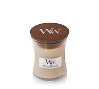 Woodwick White Honey Miel Blanc scented candle Wooden Wick 85 g