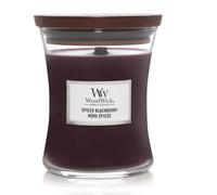 WoodWick Candle Spiced Blackberry Medium Hourglass Scent Decor Gift Fragrance