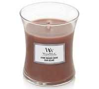 Woodwick Candle, Stone Washed Suede, M