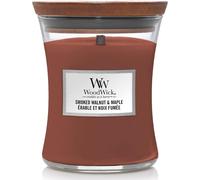 WoodWick Candles, Smoked Walnut & Maple, Medium, - 11cm / ø 10cm 275g