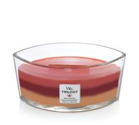Woodwick Ellipse Scented Candle Autumn Harvest Trilogy 16oz | Up to 50 Hours Burn Time