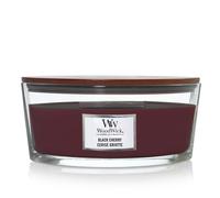 WoodWick Ellipse Scented Candle, Black Cherry, with Crackling Wick. Burn Time: Up to 50 Hours