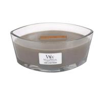 Woodwick Sand and Driftwood HearthWick Candle, Grey, 11.4cm l x 19cm w x 8.8cm h