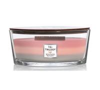 Woodwick Ellipse Scented Candle Shoreline Trilogy 16oz | Up to 50 Hours Burn Time Multicolor 3 Pour