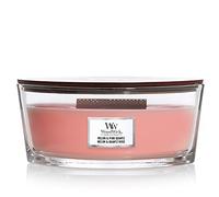Woodwick Ellipse Scented Candle with Crackling Wick, Melon and Pink Quartz, Up to 50 Hours Burn Time (1681466E)
