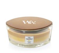 Woodwick Ellipse Trilogy Scented Candle with Crackling Wick | Fruits of Summer | Up to 50 Hours Burn Time Glass, Fruits of Summer