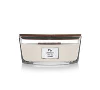 Woodwick Ellipse White Teak Jar Candle Cream