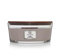 WoodWick Ellipse Scented Candle | Fireside | with Crackling Wick | Burn Time: Up to 50 Hours