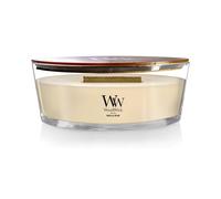 WoodWick Hearthwick Candle-Vanilla Bean, White, 11.4cm l x 19cm w x 8.8cm h