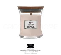 Woodwick - Hourglass Candle Small - Vanilla and Sea Salt - Retailer