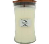Woodwick Linen scented candle with wooden wick 609.5 g