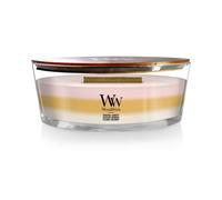 WoodWick Island Getaway Scented Trilogy Ellipse Candle Crackles at it Burns Up to 50 hrs Burn time 16oz