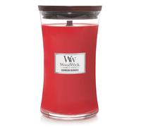 WoodWick Large Hourglass Scented Candle | Crimson Berries | with Crackling Wick | Long Burning Candles: up to 130 Hours | Perfect Mothers Day and