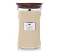 WoodWick Large Hourglass Scented Candle | Vanilla Bean | with Crackling Wick | Long Burning Candles: up to 130 Hours | Gifts for Women