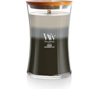 WoodWick Large Hourglass Scented Trilogy Candle | Warm Woods | with Crackling W