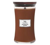 Woodwick Large Hourglass Stone Washed Suede Candle 610g