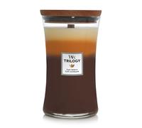 Woodwick Large Hourglass Trilogy Scented Candle | Caf? Sweets | with Crackling Wick | Burn Time: Up to 130 Hours