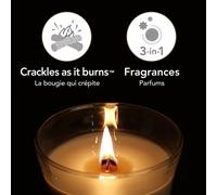 WoodWick Large Hourglass Trilogy Scented Candle Calming Retreat with Crac
