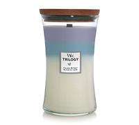 Woodwick Trilogy Calming Retreat scented candle with wooden wick 609.5 g