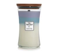 WoodWick Large Hourglass Trilogy Scented Candle | Calming Retreat | with Crackling Wick | Burn Time: Up to 130 Hours