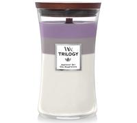 WoodWick Large Hourglass Trilogy Scented Candle with Crackling Wick | Amethyst Sky | Up to 130 Hours Burn Time