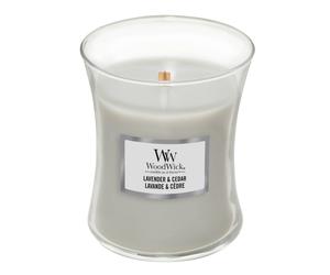 WoodWick - Lavender & Cedar Medium Hourglass Candle