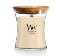 WoodWick Medium Candle-Vanilla Bean, Yellow, 10 x 9.8 x 11.9 cm
