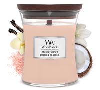 WoodWick Medium Hourglass Scented Candle | Coastal Sunset | with Crackling Wick | Up to 60 Hours Burn Time