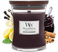 WoodWick Medium Hourglass Scented Candle | Spiced BlackBerry | with Crackling W