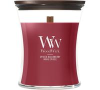 WoodWick Medium Hourglass Scented Candle | Spiced BlackBerry | with Crackling W
