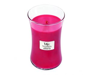 WoodWick Raspberry Yuzu Candle, Red