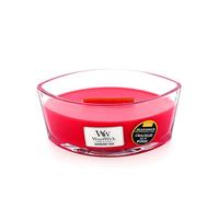 WoodWick Raspberry Yuzu HearthWick Candle, Red, 11.4 x 18.7 x 8.8 cm