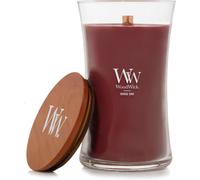 WoodWick Rouge Oud Hourglass Candle with Crackling Wick Scented Large New