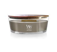 Woodwick Sand and Driftwood HearthWick Candle, Grey, 11.4cm l x 19cm w x 8.8cm h