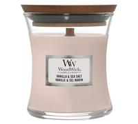 WoodWick Scented Candle Crackling Wick | Vanilla & Sea Salt Mini Ho...