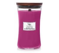 Woodwick scented candle Hourglass Wild Berry & Beats