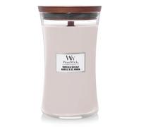 WoodWick scented candle in Hourglass Large Vanilla & Sea Salt
