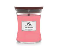 Woodwick scented candle in Hourglass Small Melon & Pink
