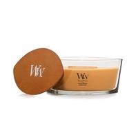 WoodWick Scented Candle with Crackling Wick | Golden Bourbon Ellipse Candle | Long Burning Candles: Up to 50 Hours Burn Time | Perfect Gifts for Women