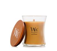 WoodWick Scented Candle with Crackling Wick | Golden Bourbon Medium Hourglass Candle | Long Burning Candles: Up to 60 Hours | Perfect Gifts for Women