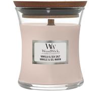 WoodWick Scented Candle with Crackling Wick | Vanilla & Sea Salt Mini Hourglass