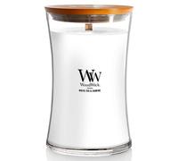 WOODWICK White Tea Jasmine Scented Candle Ellipse / Large Hourglass CHOOSE