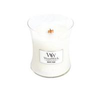 WoodWick Candle White Teak Medium Medium