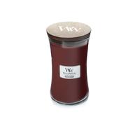 Woodwick Women's Black Cherry Large Candle in Red Woodwick Red
