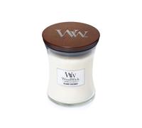 WoodWick Medium Hourglass Scented Candle | Island Coconut | with Crackling Wick | Burn Time: Up to 60 Hours