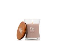 WoodWick Scented Candle with Crackling Wick | Patchouli Crème Medium Hourglass Candle | Long Burning Candles: Up to 60 Hours | Perfect Gifts for Women