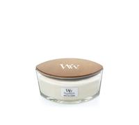 WoodWick Ellipse Scented Candle | White Tea & Jasmine | with Crackling Wick | Burn Time: Up to 50 Hours