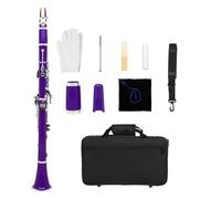 Woodwind Band & Orchestras Musical Instrument Standard Clarinet Set 17 B Flat Clarinet Student B Clarinets Beginners Flat Bakelite Tube