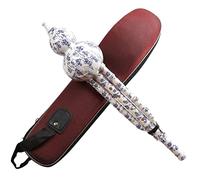 Woodwind Chinese Hulusi Gourd Flauta Hulusi C/Bb Tone Flute Hulusi Folk Musical Instrument,Easy To Learn,gift For Family And Friends (Color : Blue, Size : C-key)
